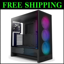 Load image into Gallery viewer, Nzxt H5 Flow RGB 2024 - Advanced Mid-Tower PC Case for Gaming with RGB Lighting