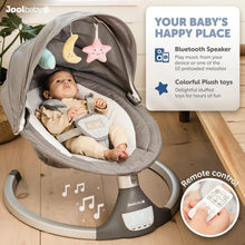Load image into Gallery viewer, Jool Baby Nova Electric Swing - Bluetooth &amp; Remote-Controlled Newborn Soother