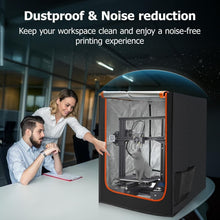 Load image into Gallery viewer, Noise-Reducing 3D Printer Enclosure with Fireproof Cover - Fits All Models