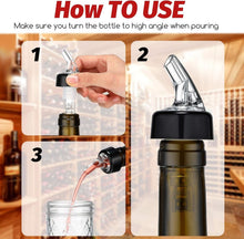 Load image into Gallery viewer, Precision Liquor Pourers - 40 Automatic 1 oz Measured Spouts with Sealed Caps