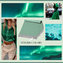 Load image into Gallery viewer, Versatile Large Shipping Envelopes (24x24, 100 PCS) - Grayed Jade Green Mailers