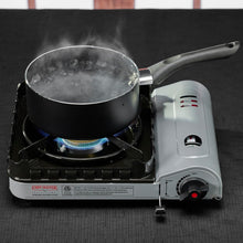 Load image into Gallery viewer, Effortless Ignite 15,000 BTU Butane Stove - Perfect for Camping and Tailgating