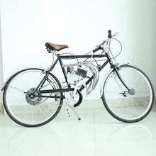 Load image into Gallery viewer, Lightweight Chrome Muffler Exhaust &amp; 40mm Chain Tensioner for Motorized Bikes