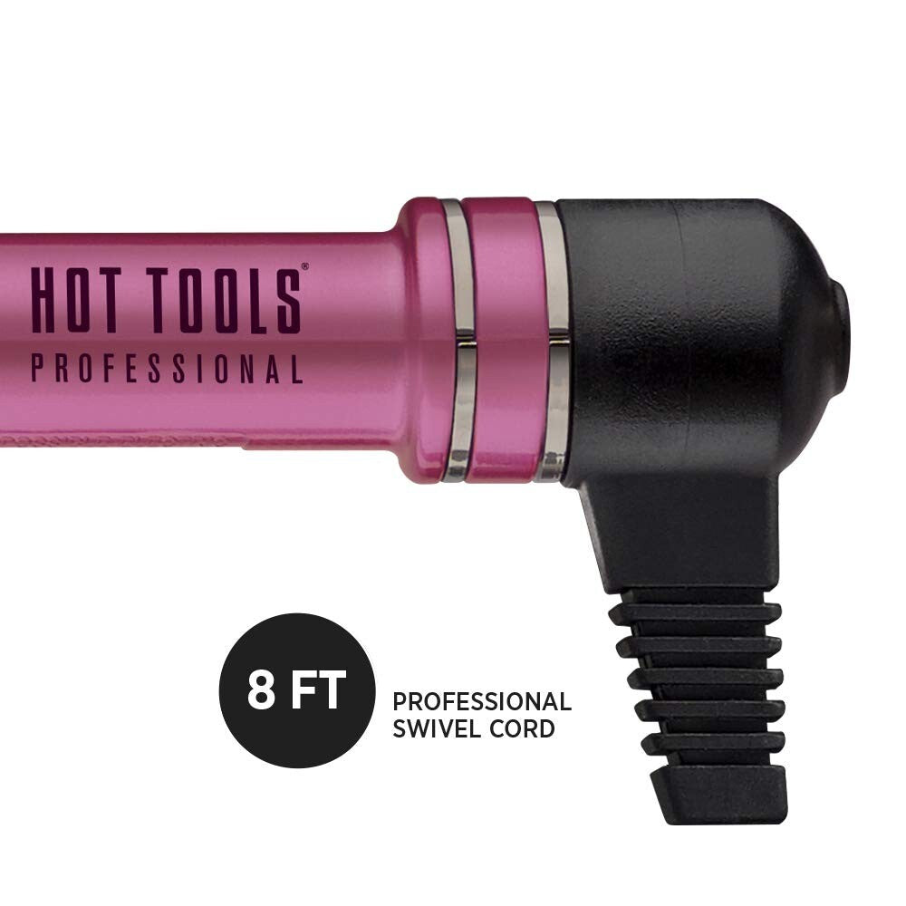 8ft Professional Titanium Curling Iron - Lightweight, Safe & Effective Styling