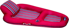 Load image into Gallery viewer, Luxury Inflatable Pool Float – Ergonomic Lounge with Soft Fabric &amp; Cup Holder