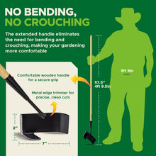 Load image into Gallery viewer, Professional-Grade Garden Edger with Dual Blades - Simple Manual Operation