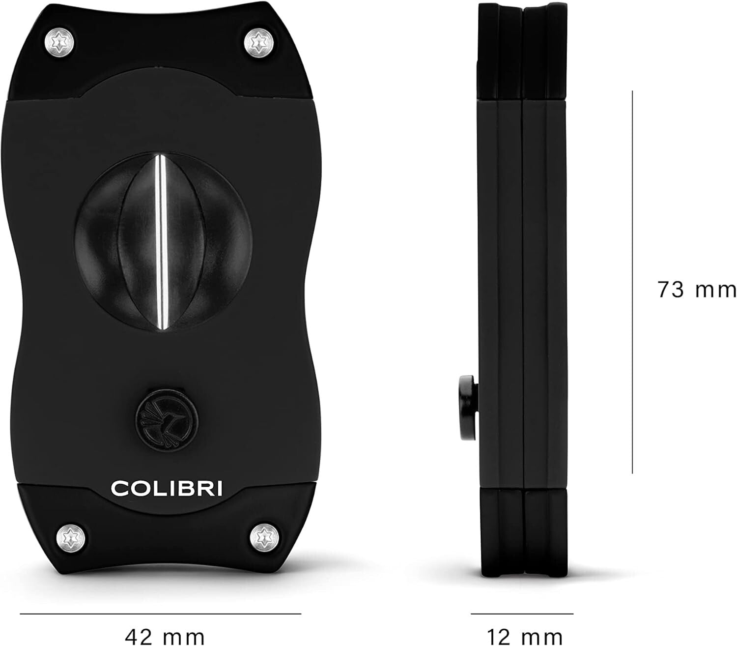 Classic V-Cut Cigar Cutter - Stainless Steel Blade for Smooth Cutting Experience