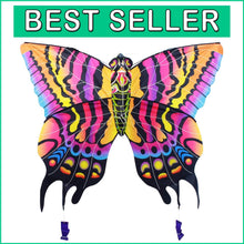 Load image into Gallery viewer, Large Easy to Fly Butterfly Kite - Perfect for Beach and Park Adventures!