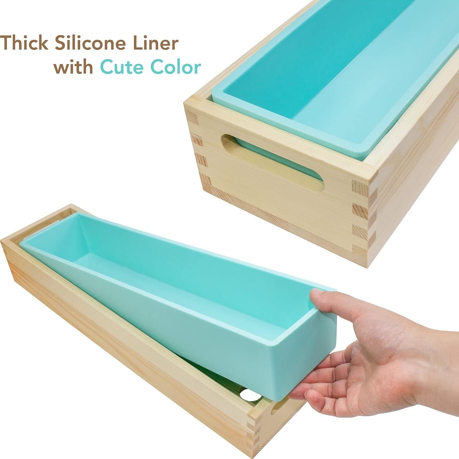 Extra Large Wooden Soap Molds for 5 lb Batches – Ideal for Creative Soap Makers