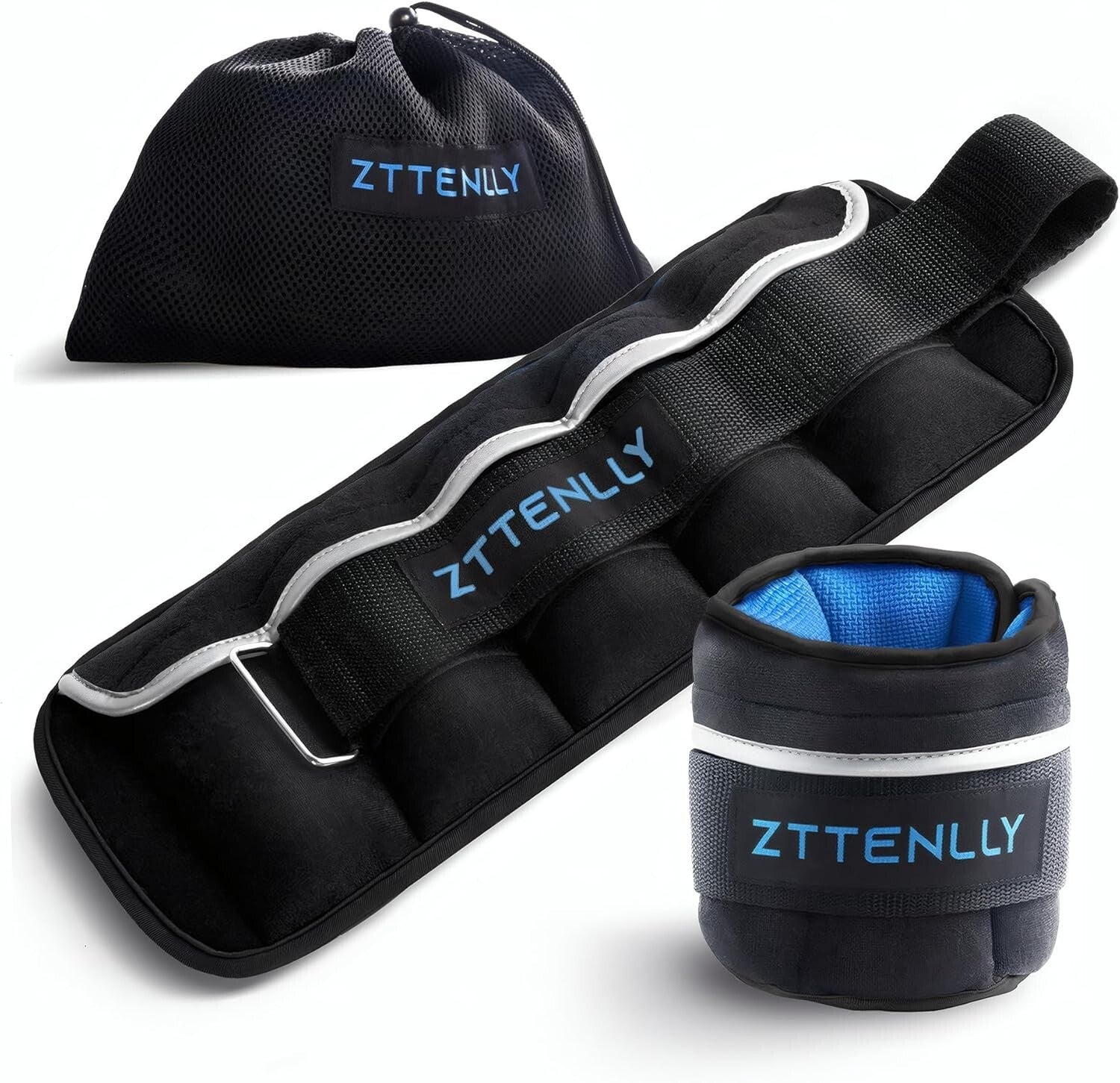 Breathable Ankle Weights with Adjustable Design - Ideal for Walking & Gym