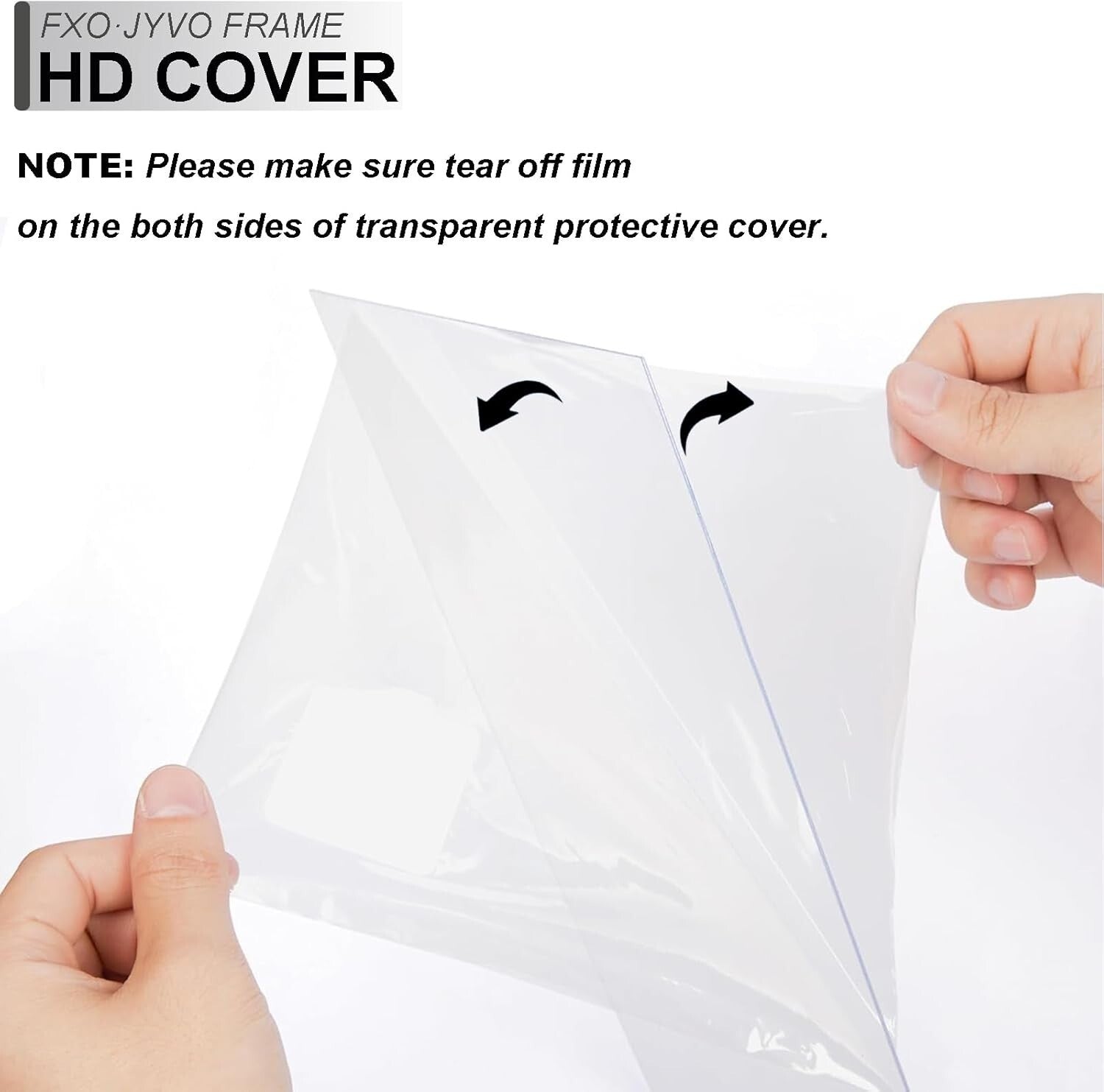 15x21 Rectangular Picture Frame Set of 6 - Modern Black Frames for Any Occasion