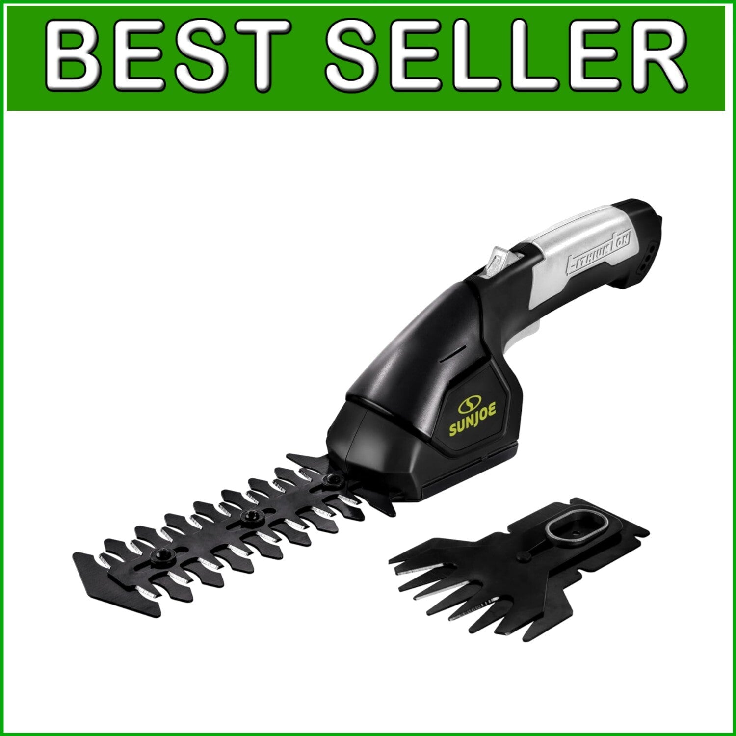 2.5 lbs Cordless 7.2V Grass Shears & Hedge Trimmer - Perfect for Small Gardens