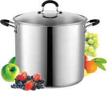 Load image into Gallery viewer, Heavy-Duty Professional Sauce Pot with Tempered Glass Lid, Induction Compatible