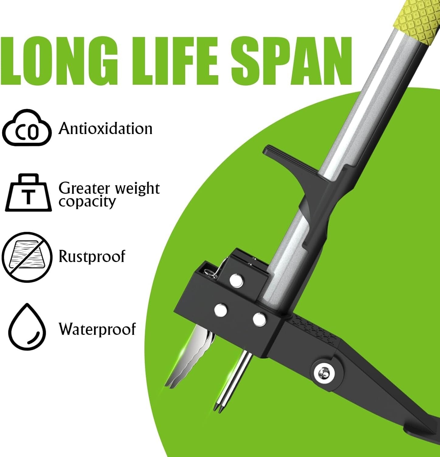 Effortless Weeding with 40-inch Stand-Up Garden Tool - No Kneeling Required