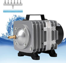 Load image into Gallery viewer, Versatile Aquarium Air Pump: Perfect for Ponds, Hydroponics &amp; Fish Farms
