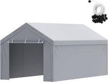 Load image into Gallery viewer, Robust 10x20 ft Carport Canopy Cover with Durable Side Wall for Outdoor Shelter