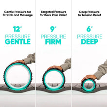 Load image into Gallery viewer, Portable Back Wheel Foam Roller - Targeted Muscle Relief &amp; Stretcher