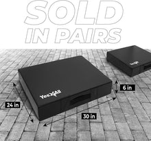 Load image into Gallery viewer, Premium Weightlifting Drop Pads with PVC Cover &amp; Carry Handles - Pair of 2