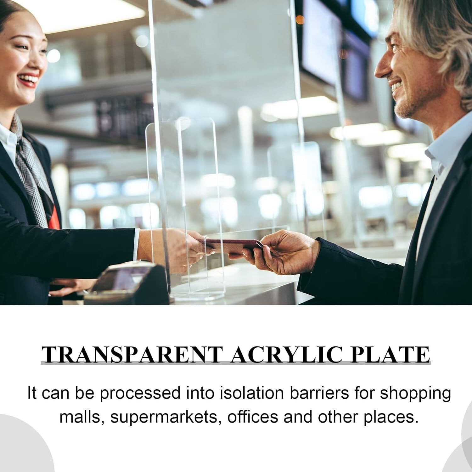 Durable 24x48 Inch Clear Acrylic Panels with Protective Film - Craft Essential