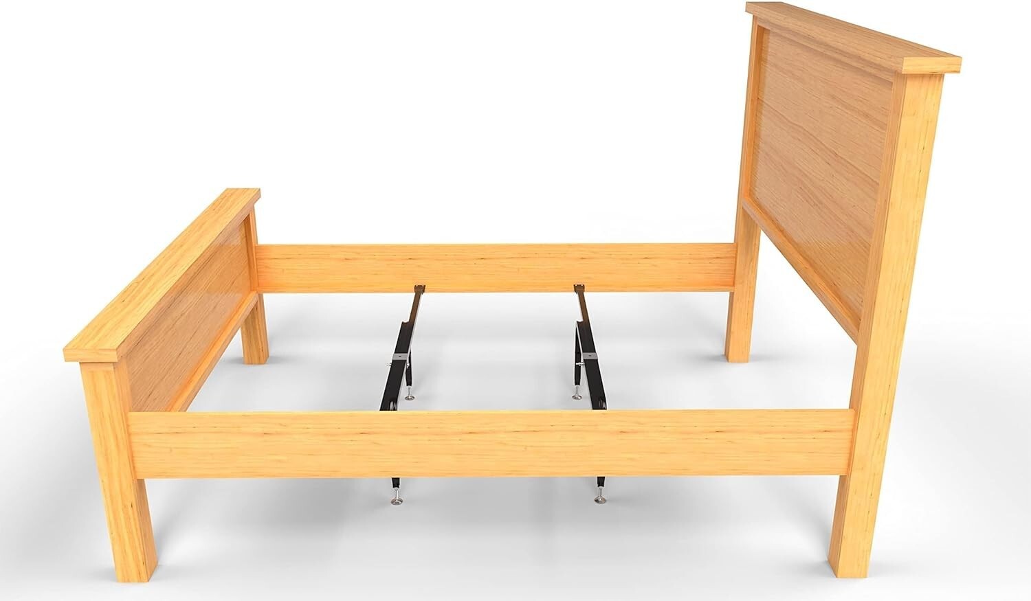 Durable Adjustable Bed Slats with 4 Legs - Stabilizes and Supports All Beds