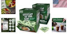 Load image into Gallery viewer, Vegan &amp; Gluten-Free Stevia Sweetener - 200 Zero-Calorie Packets for Drinks
