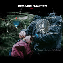 Load image into Gallery viewer, Lightweight Men's Digital Military Watch with Pedometer &amp; Adjustable Nylon Strap