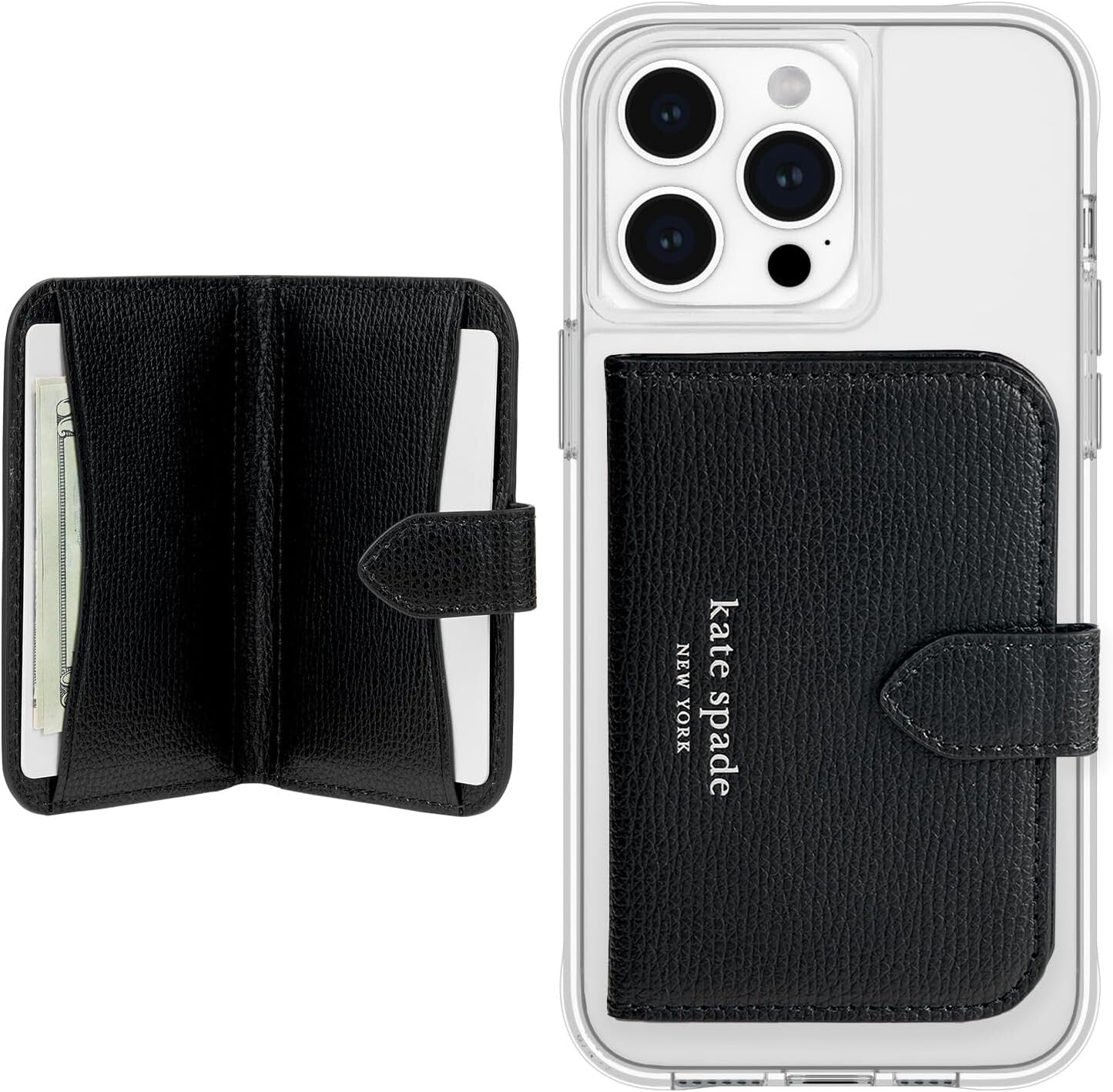 Premium Morgan Magnetic Wallet/Card Holder - Elegant Design, Fits MagSafe Phones