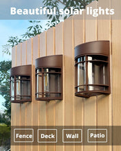 Load image into Gallery viewer, Warm White LED Solar Lights for Garden – 8 Pack Weather-Resistant Design