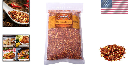 Bulk Chili Pepper Flakes - 5 Lbs Dehydrated All-Natural Spice, Kosher Certified