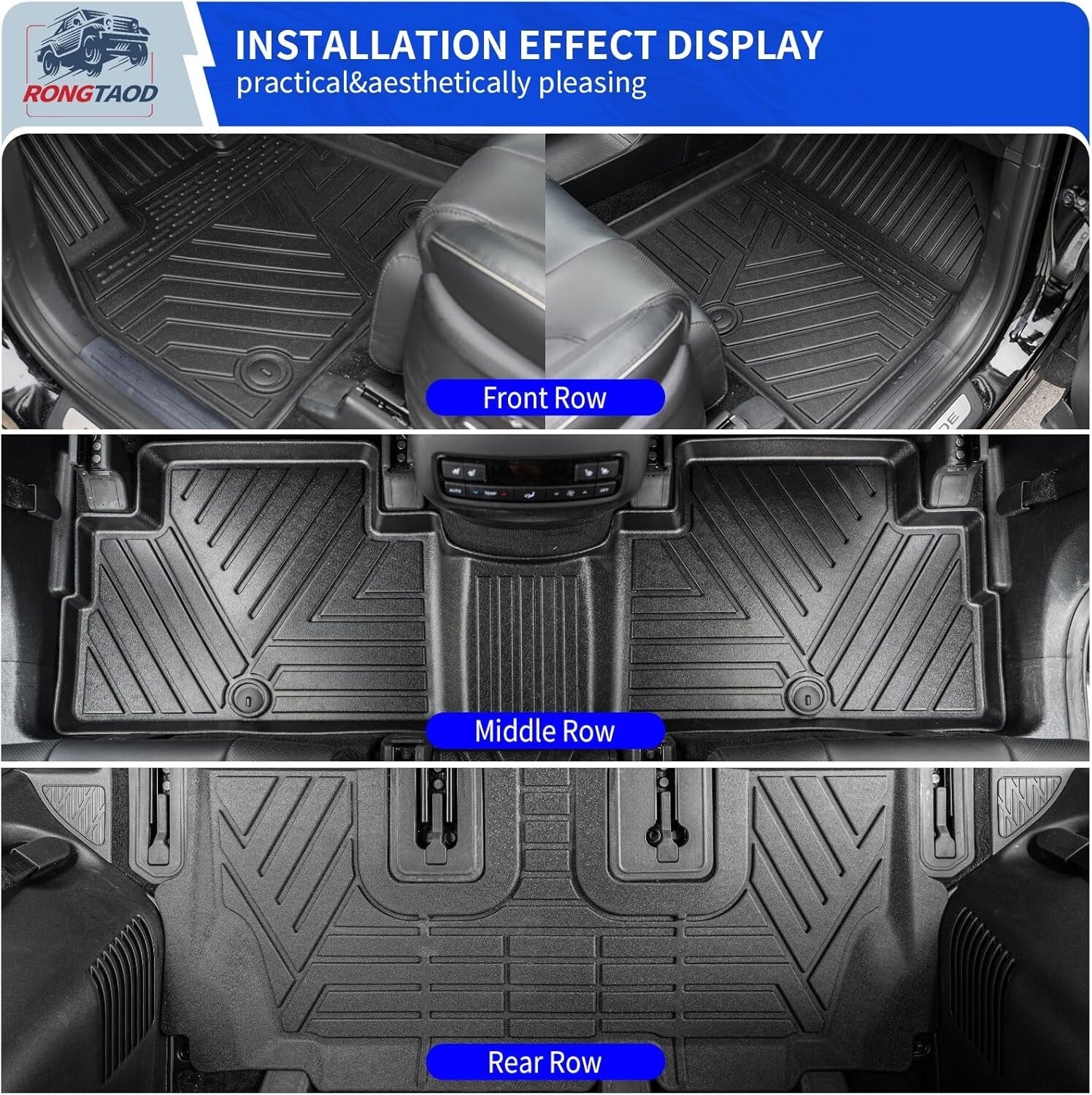 Durable Cargo Mat Set for 2020-2025 Hyundai Palisade – Easy Installation