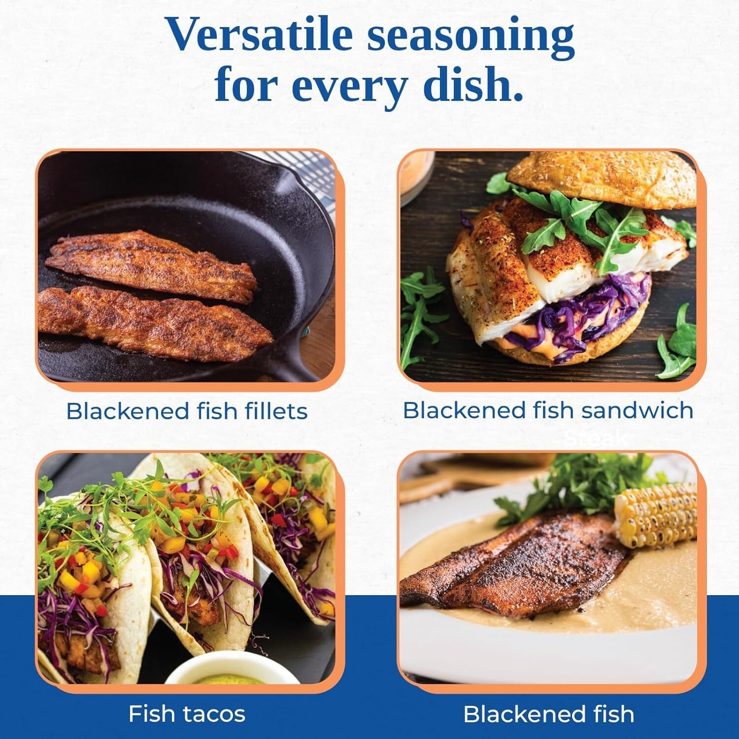 Prudhomme's Cajun Magic Blackened Redfish Seasoning – 24 oz Canister (Pack of 2)