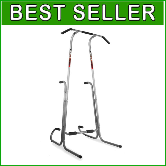 All-in-One Dip Bar Pull-Up Station for Total Body Workouts - 250 lbs Capacity