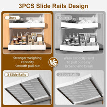 Load image into Gallery viewer, Expandable 2PCS Heavy-Duty Pull Out Drawer Organizers for Versatile Kitchens