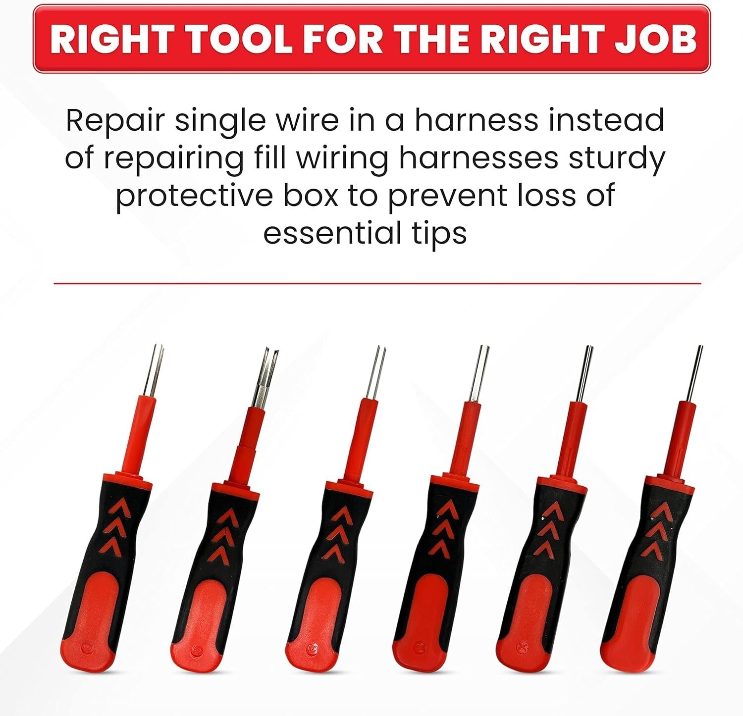 Stainless Steel Terminal Ejector Set with Comfortable Grip - Versatile 25 PCS