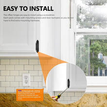 Load image into Gallery viewer, Heavy-Duty 60 Pairs Matte Black Self-Closing Hinges - Easy Install for Cabinets