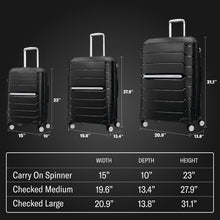 Load image into Gallery viewer, Fashionable Mint Green 24-Inch Expandable Hardshell Suitcase - Travel Perfectly