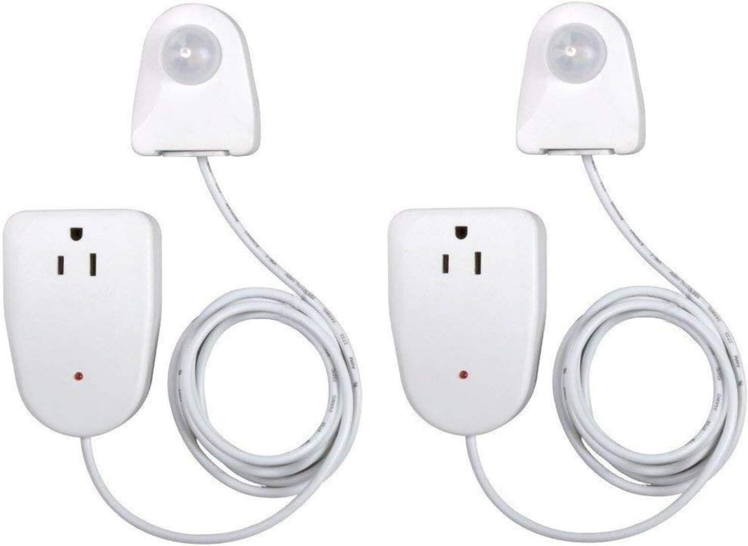 Easy Install Motion Sensor Light Control for Home - 2 Pack, 25ft Detection