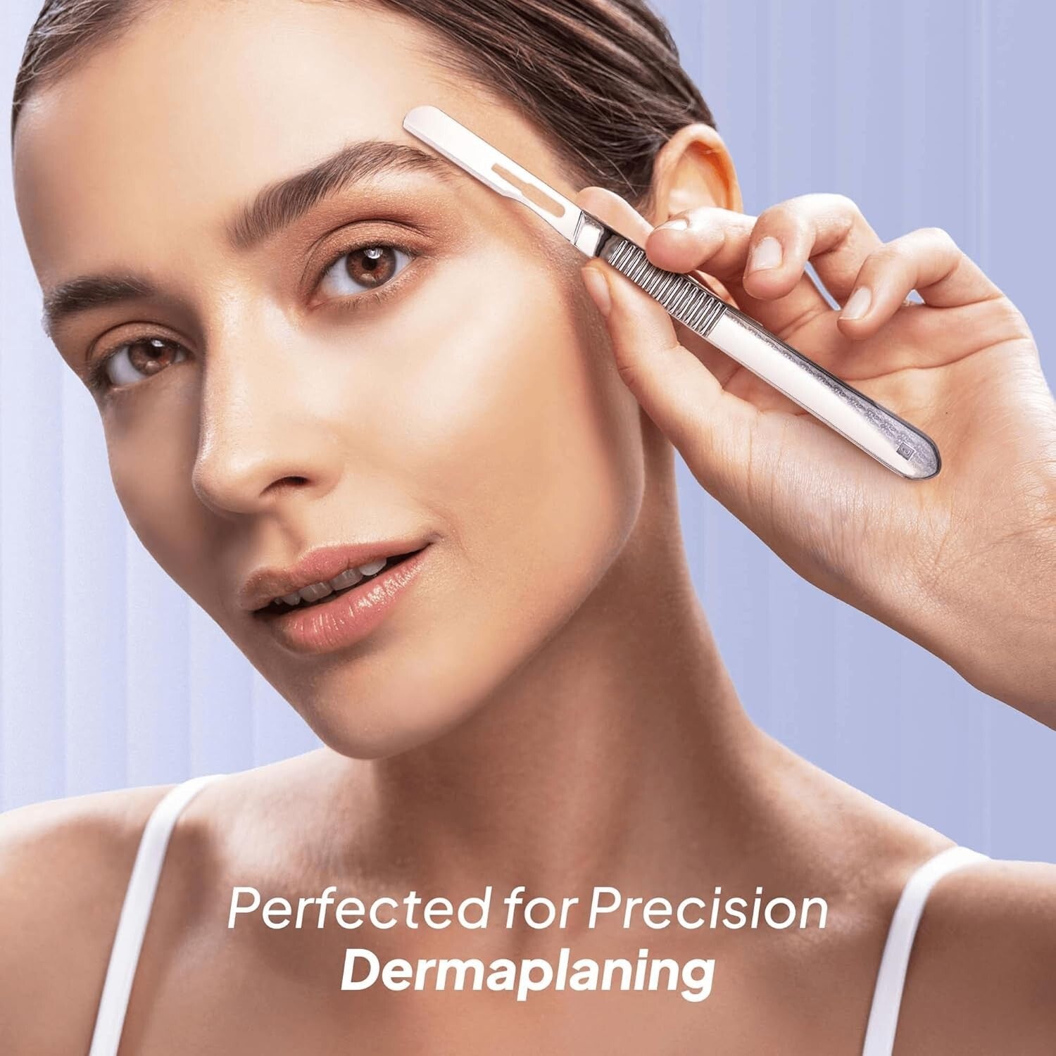 Comprehensive Dermaplaning Scalpel Kit with 100 Sharp 10R Blades and Tools