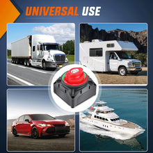 Load image into Gallery viewer, On/Off Battery Disconnect Isolator Switch - 600A for Trucks, RVs &amp; Marine Use