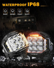 Load image into Gallery viewer, Off-Road 5 in 168W LED Light Pods - Amber DRL Driving Lights for Trucks &amp; SUVs