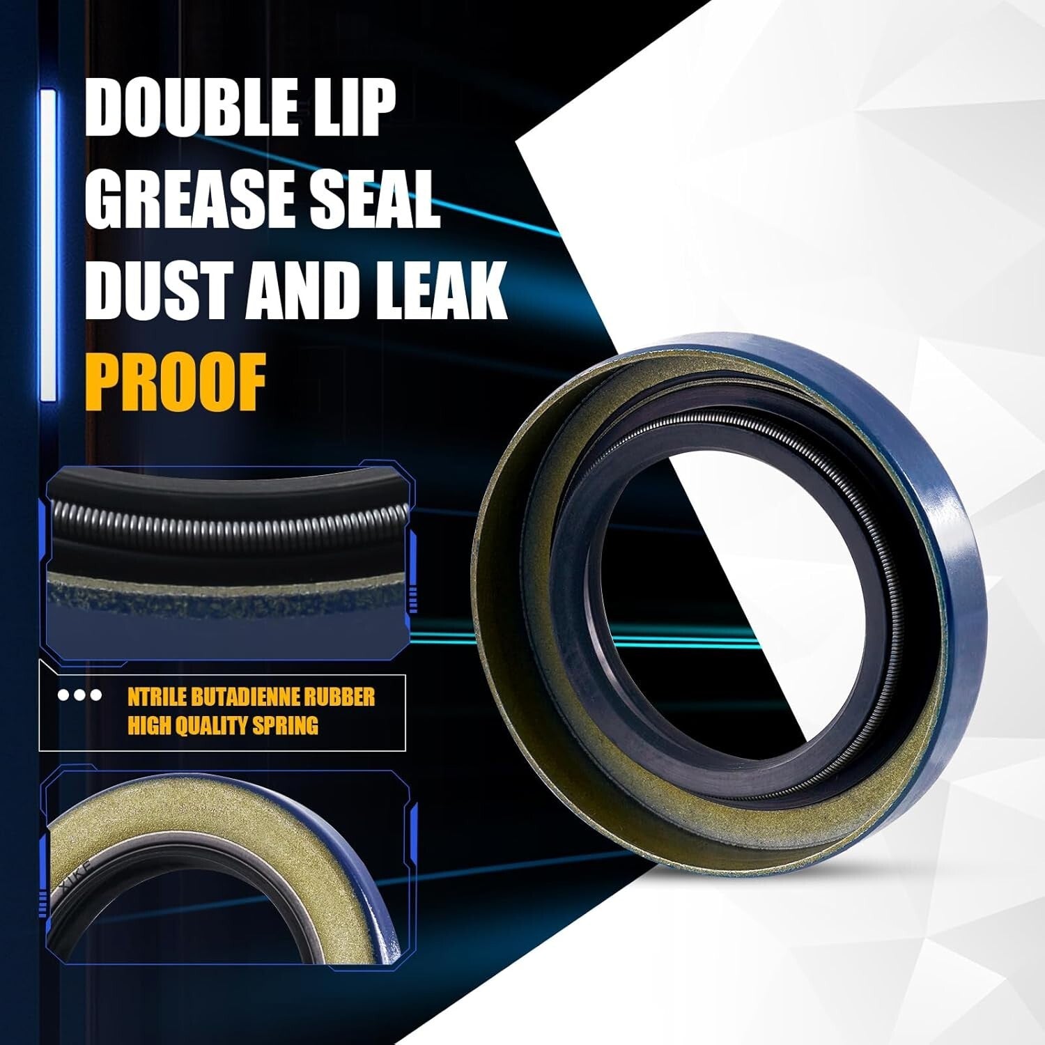 Alloy Steel 4 Set Trailer Wheel Hub Kit with Dust Cover & Cotter Pin Included