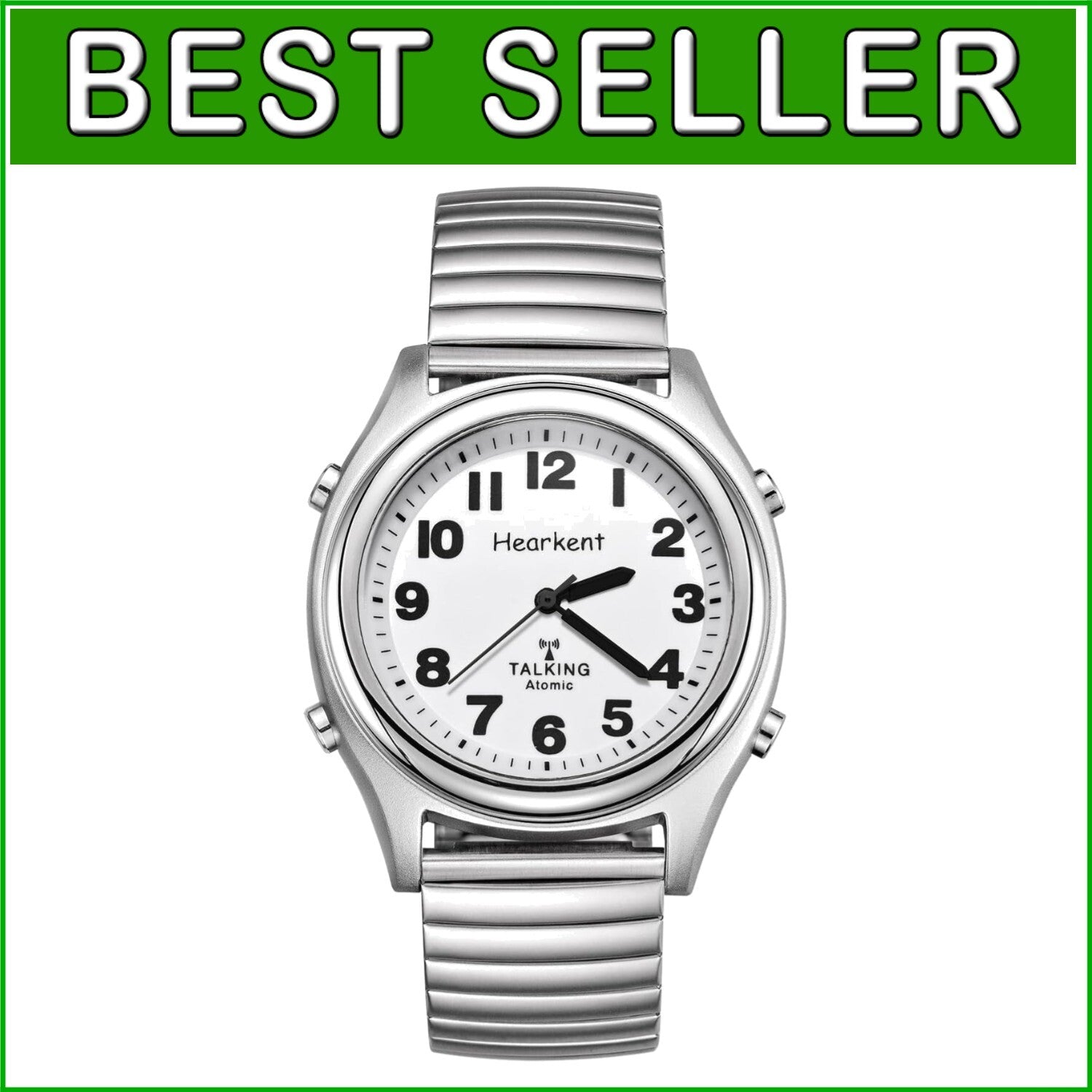 Large Display Talking Watch with Alarm - Ideal for Seniors and Blind Individuals
