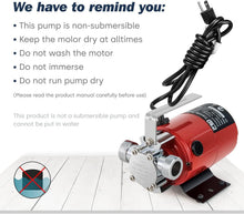 Load image into Gallery viewer, 1/10 HP Electric Water Pump with Hose Kit - Ideal for Pools, Gardens, and Yards
