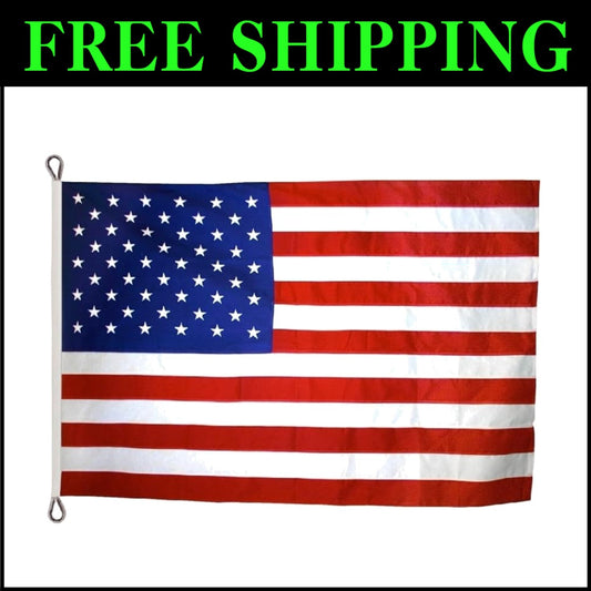 Annin 10x15 Feet American Flag – Premium Nylon, Weather & Rust Resistant