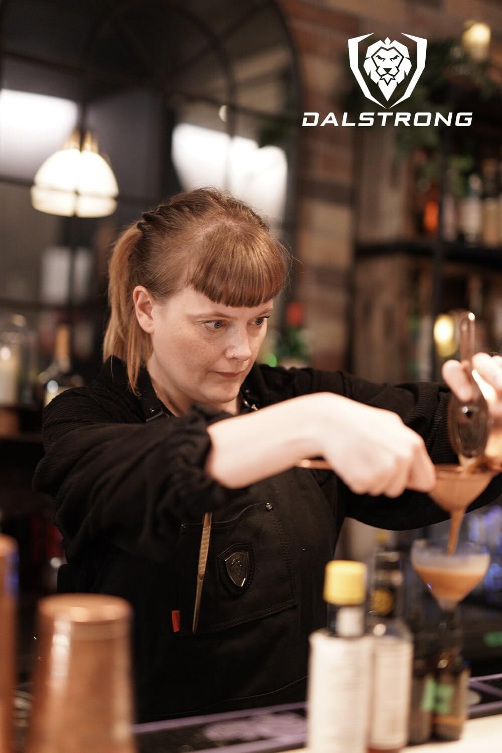 Customizable Professional Cooking Apron with Brass Plate & Advanced Comfort