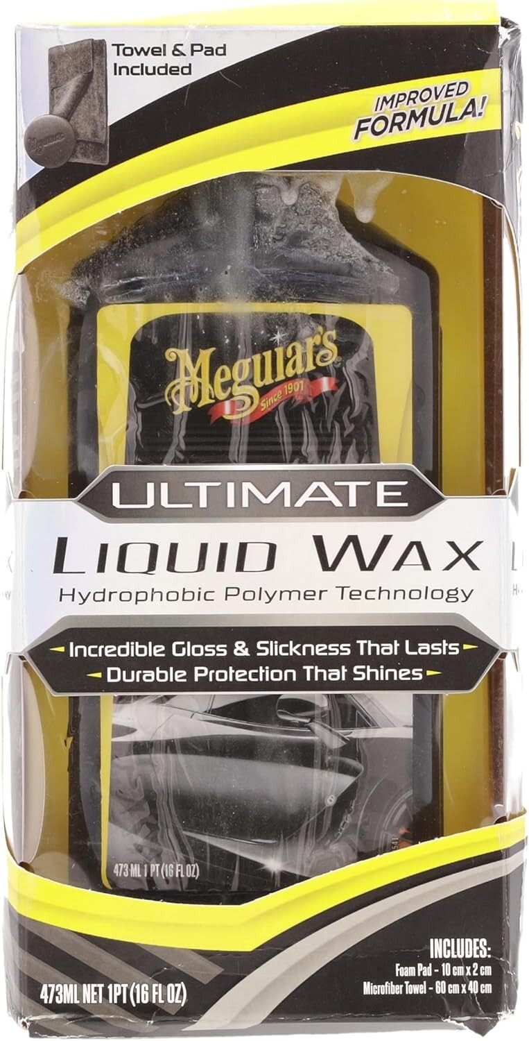 Ultimate Liquid Wax 473ml - Long-Lasting Gloss & Water Beading Protection