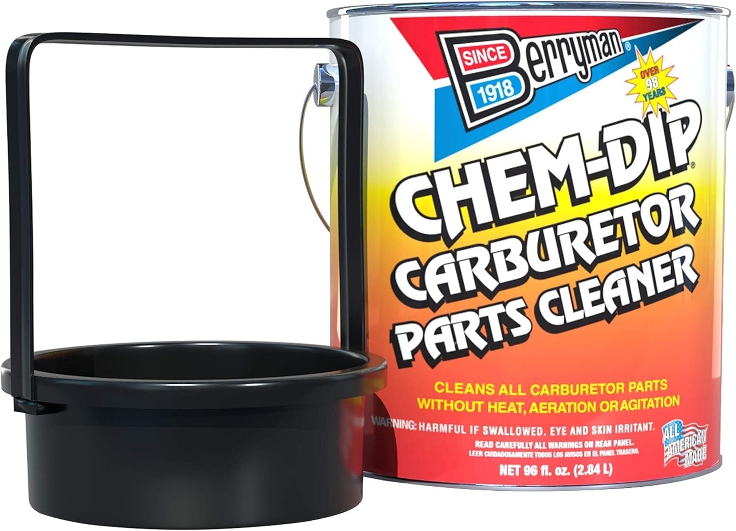 Berryman Carburetor Cleaning Solution - 0.75 Gallon, Safe for Plastic, Rubber