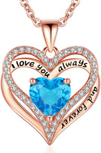 Load image into Gallery viewer, Luxurious Rose Gold Heart Necklace in S925 Silver for Women - Thoughtful Gift