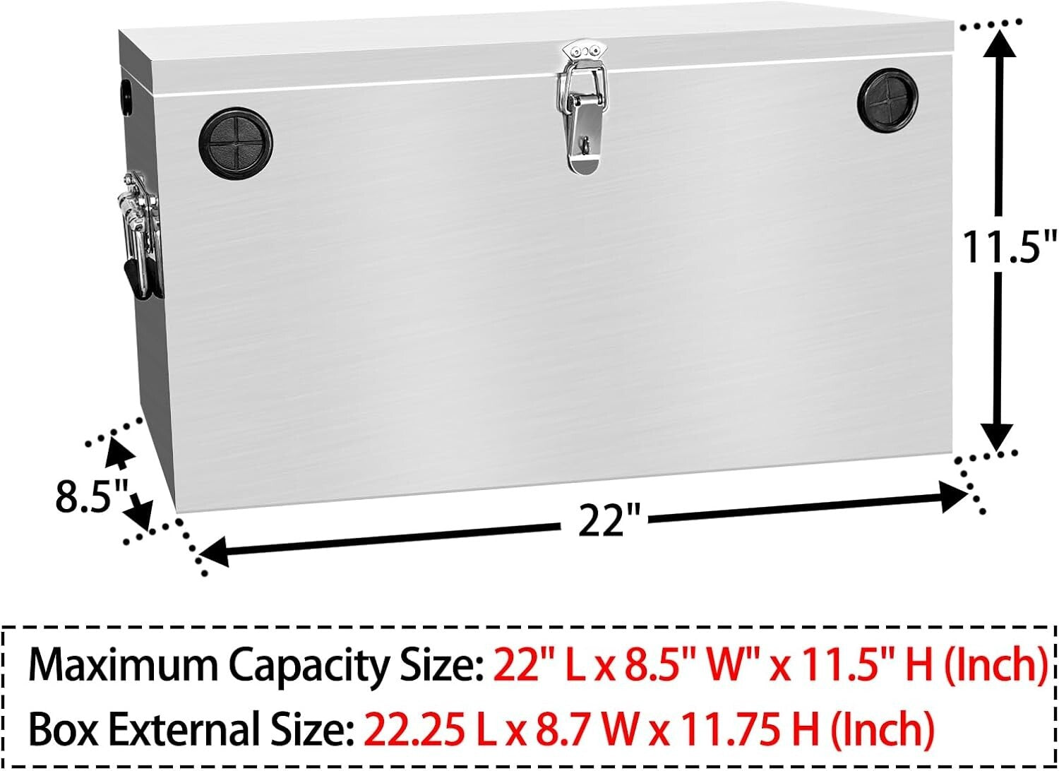 12V Double Battery Relocation Kit with Patented Design for Trailers & Kayaks