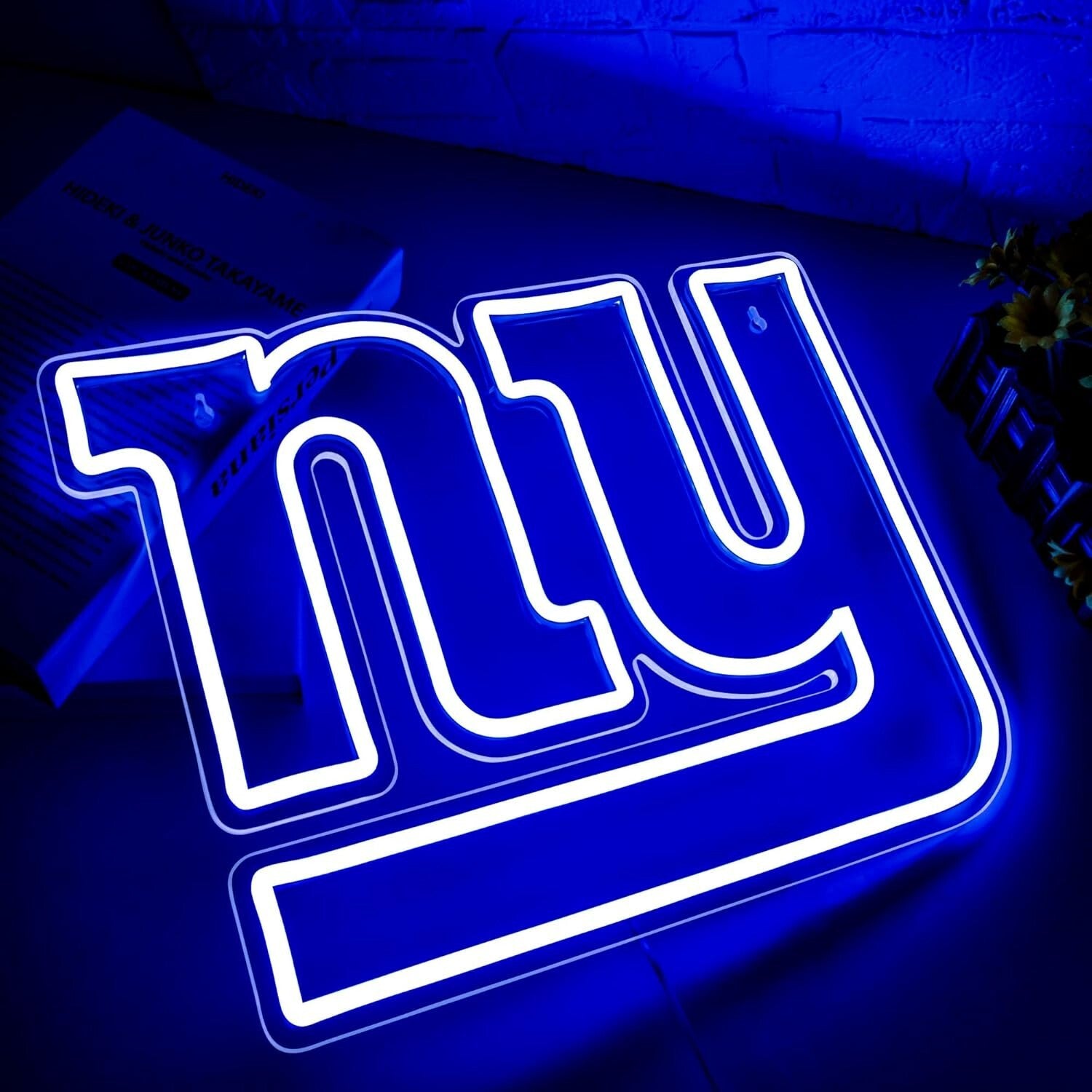 LED Neon Sign for NY Giants - Stylish Wall Decor for Man Caves & Game Rooms